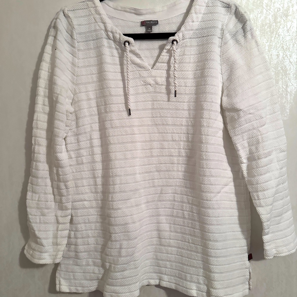 Talbots Drawstring Neck Tunic
